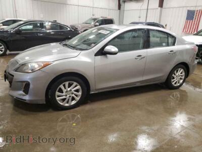 2012 Mazda 3 I, серебристый — VIN JM1BL1V72C1670739, Copart