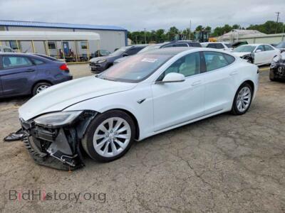 2017 Tesla MODEL S, white — VIN 5YJSA1E28HF183831, Copart
