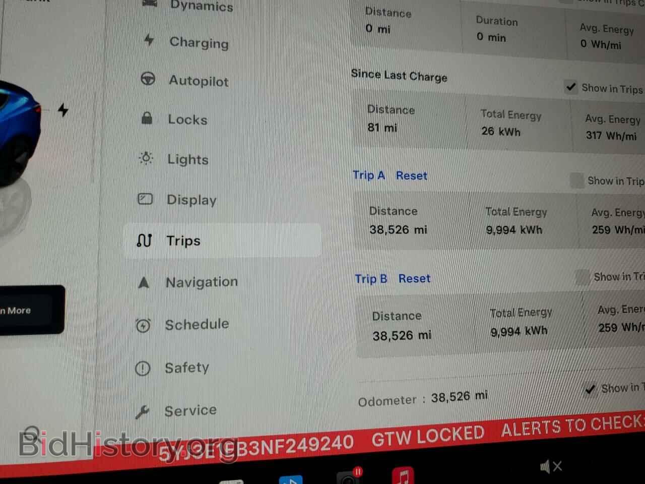 2022 TESLA MODEL 3 - VIN: 5YJ3E1EB3NF249240 - Photo 9