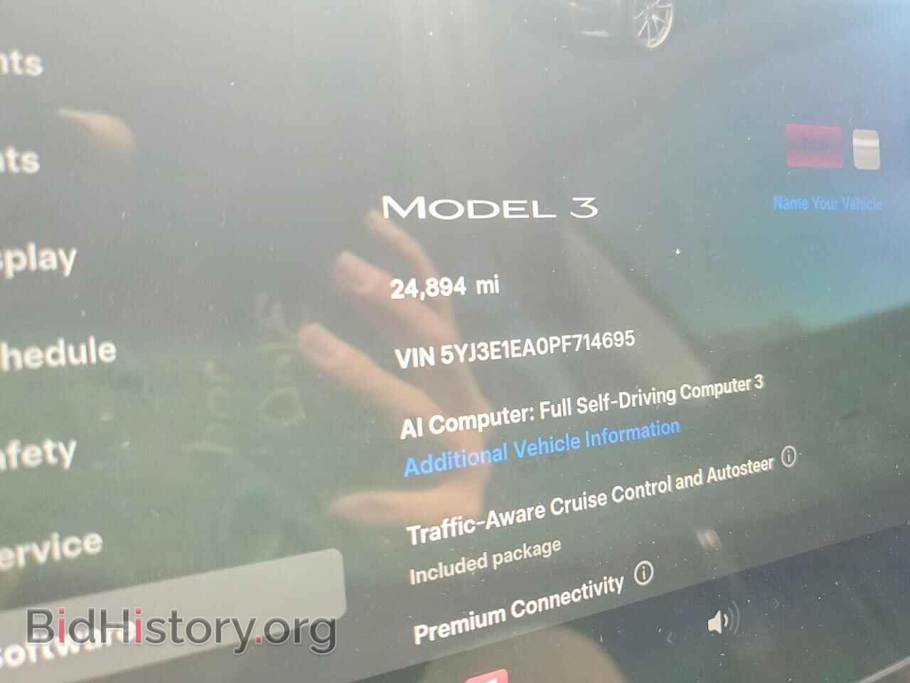 2023 TESLA MODEL 3 - VIN: 5YJ3E1EA0PF714695 - Фото 9