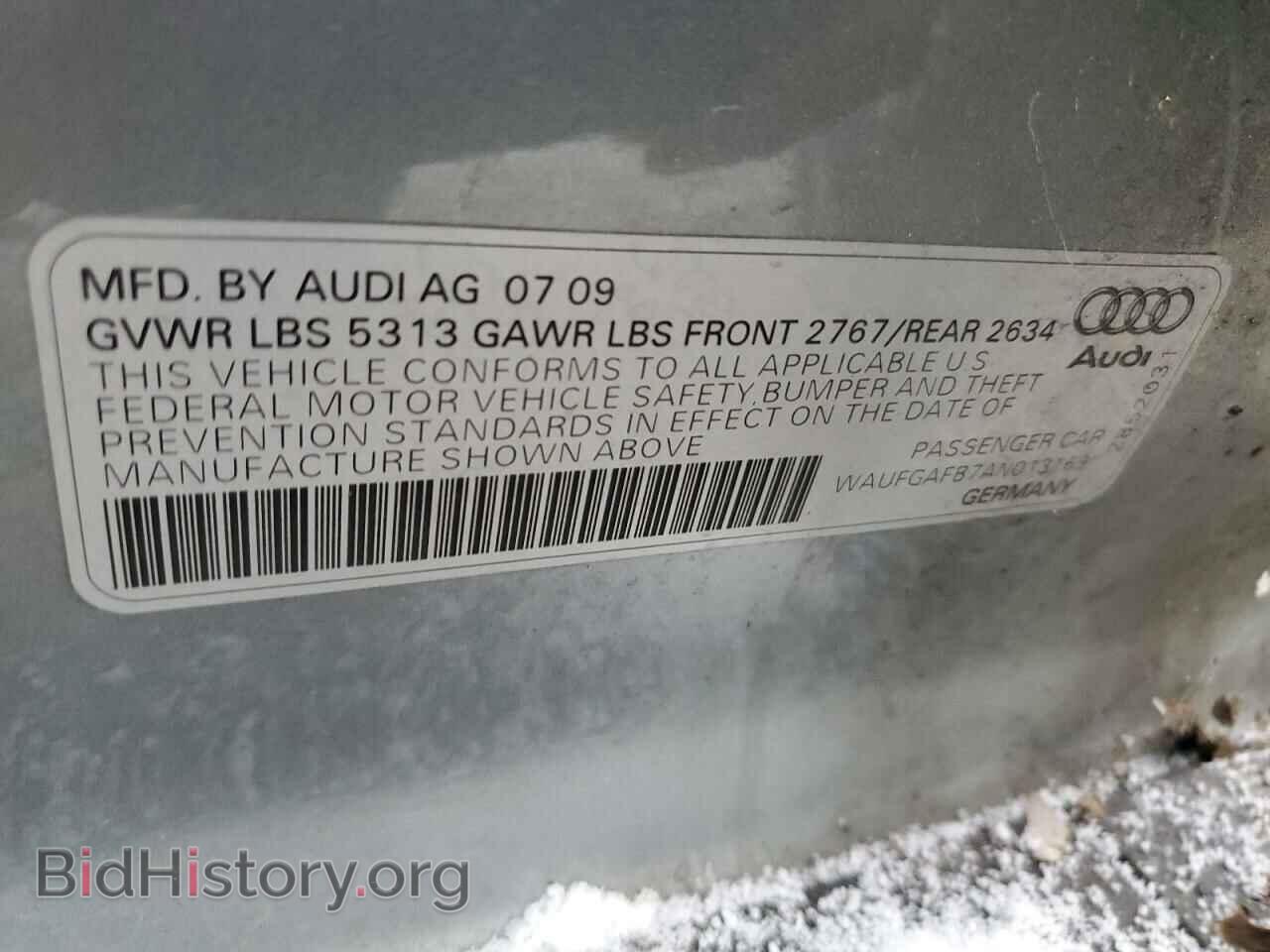 2010 AUDI A6 - VIN: WAUFGAFB7AN013169 - Фото 12