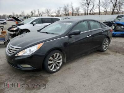 2011 Hyundai SONATA SE, черный — VIN 5NPEC4AC0BH188523, Copart