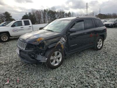 2014 Jeep COMPASS Latitude, black — VIN 1C4NJDEB3ED689536, Copart
