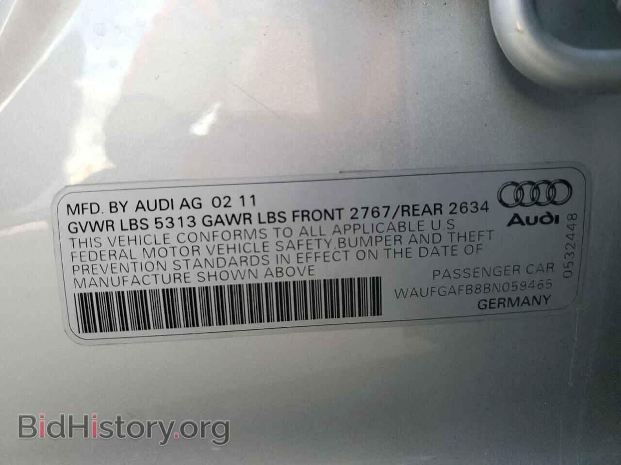 2011 AUDI A6 - VIN: WAUFGAFB8BN059465 - Фото 12