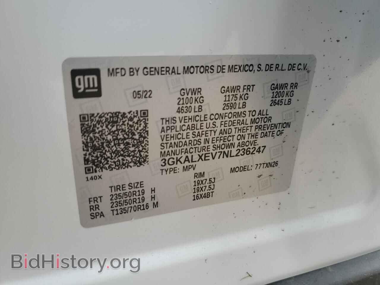 2022 GMC TERRAIN - VIN: 3GKALXEV7NL236247 - Фото 13