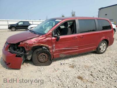 2010 Dodge CARAVAN SE, бордовый — VIN 2D4RN4DE4AR490765, Copart