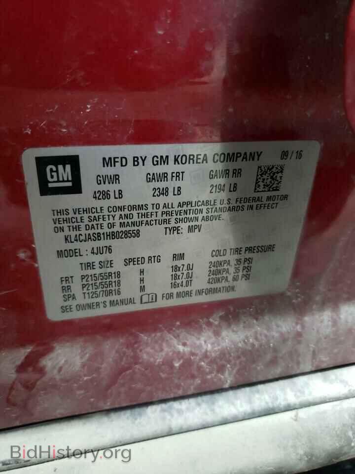 2017 BUICK ENCORE - VIN: KL4CJASB1HB028558 - Photo 13