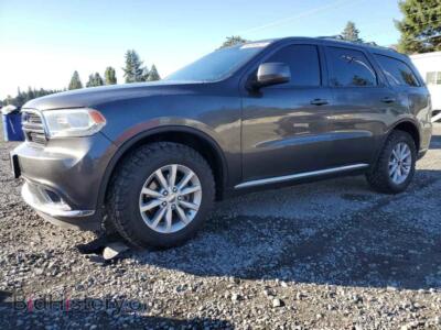 2015 Dodge DURANGO SXT, charcoal — VIN 1C4RDJAG7FC745977, Copart