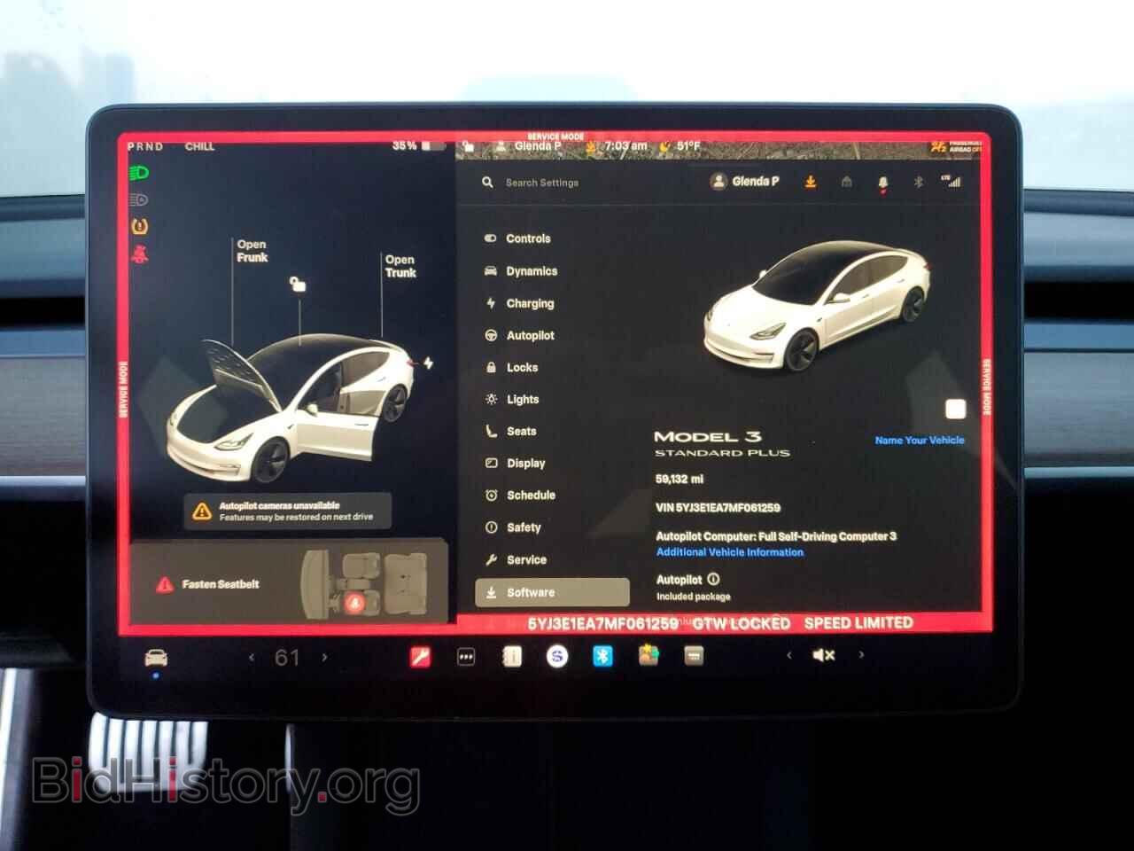2021 TESLA MODEL 3 - VIN: 5YJ3E1EA7MF061259 - Photo 9