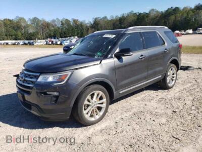 2018 Ford EXPLORER XLT, gray — VIN 1FM5K8D84JGB88055, Copart