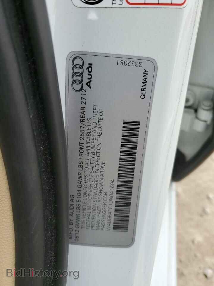 2013 AUDI A6 - VIN: WAUGFAFC1DN041604 - Photo 12