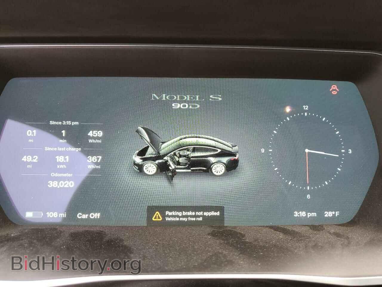 2016 TESLA MODEL S - VIN: 5YJSA1E22GF141900 - Фото 9
