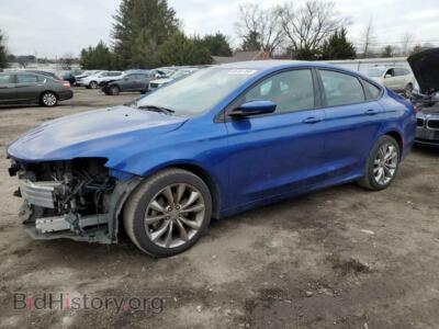 2015 Chrysler 200 S, синий — VIN 1C3CCCBB9FN614971, Copart