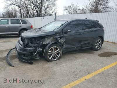 2016 Ford EDGE Sport, черный — VIN 2FMPK4AP9GBB49488, Copart