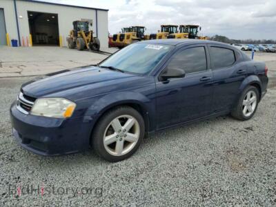 2013 Dodge AVENGER SE, синий — VIN 1C3CDZAB5DN752991, Copart