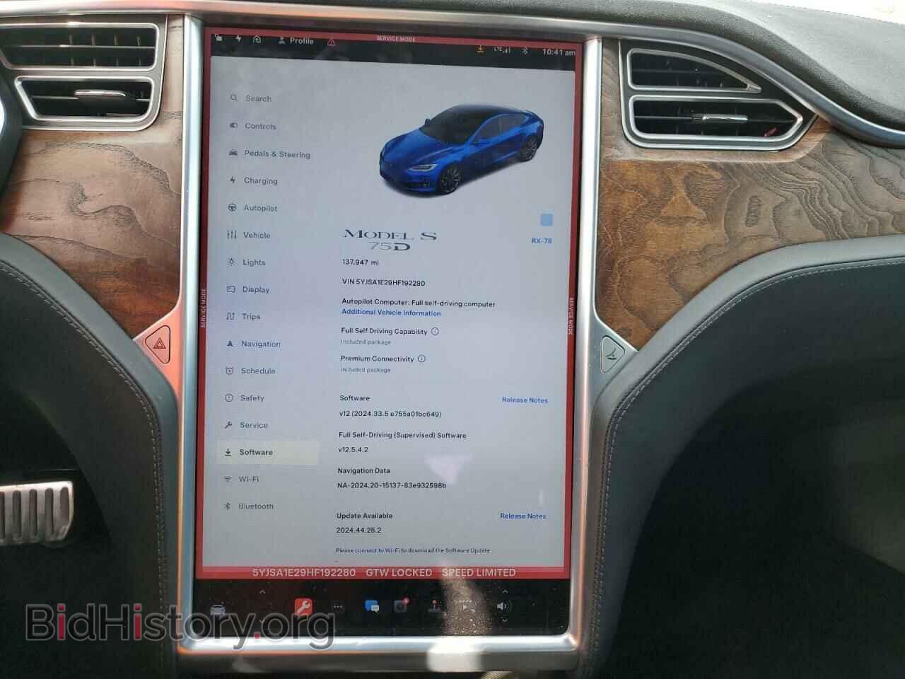 2017 TESLA MODEL S - VIN: 5YJSA1E29HF192280 - Photo 9