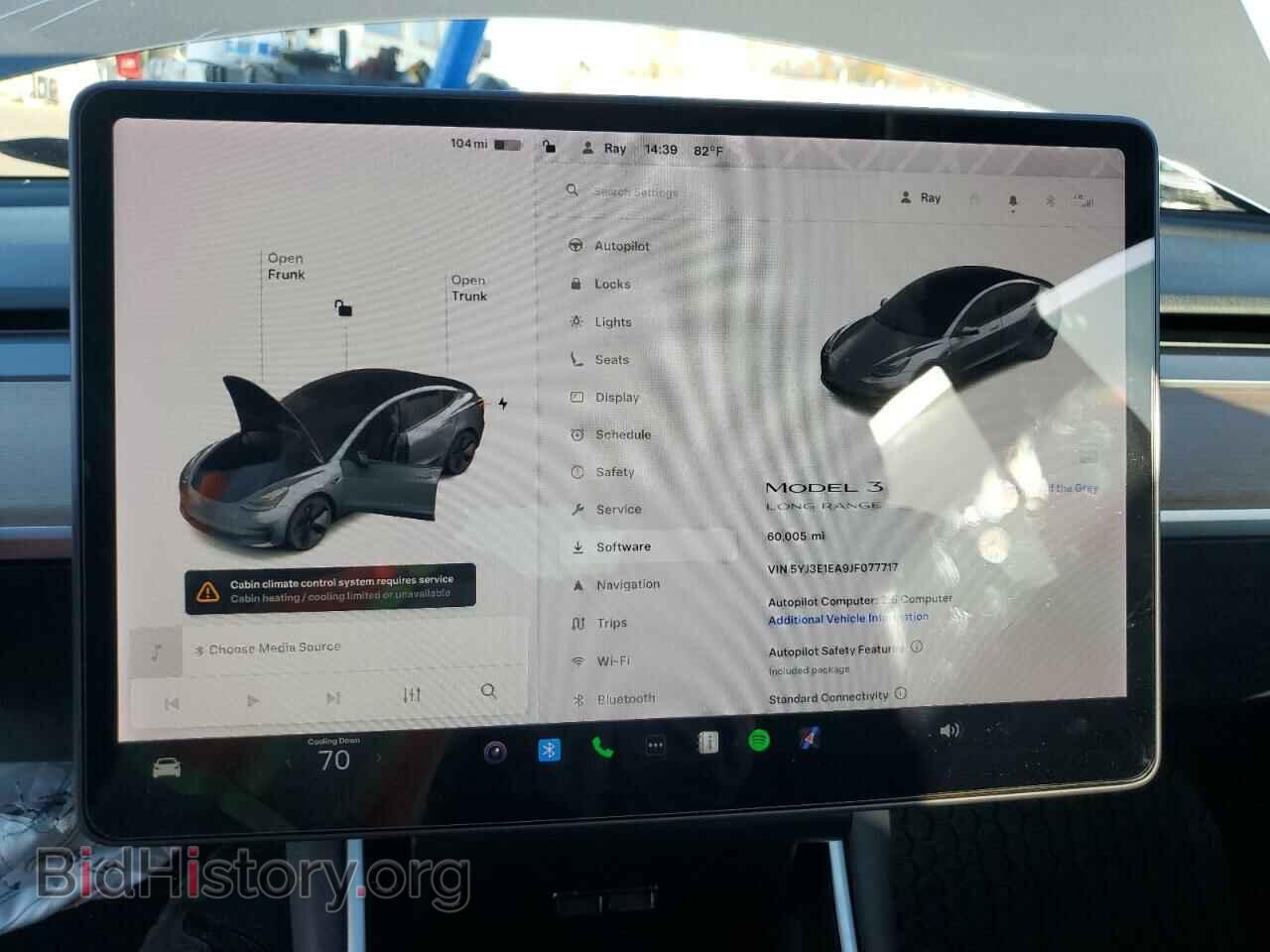 2018 TESLA MODEL 3 - VIN: 5YJ3E1EA9JF077717 - Photo 9