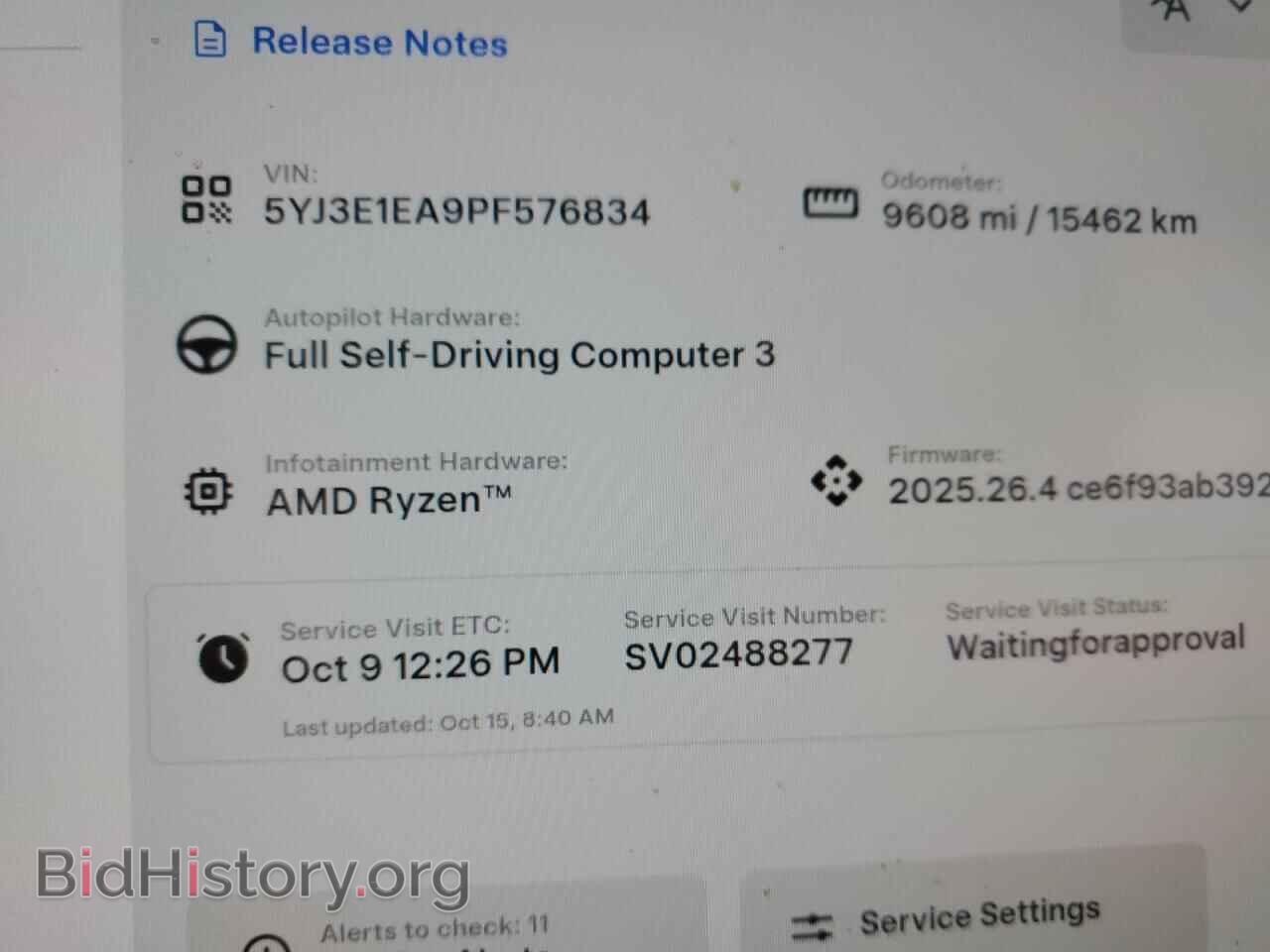2023 TESLA MODEL 3 - VIN: 5YJ3E1EA9PF576834 - Фото 9