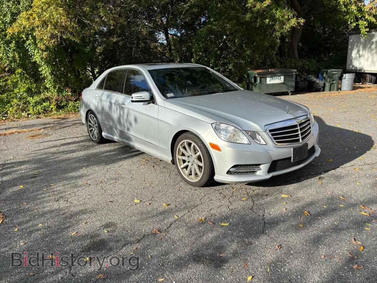 Photo WDDHF8JB2DA724939 - MERCEDES-BENZ E-CLASS 2013