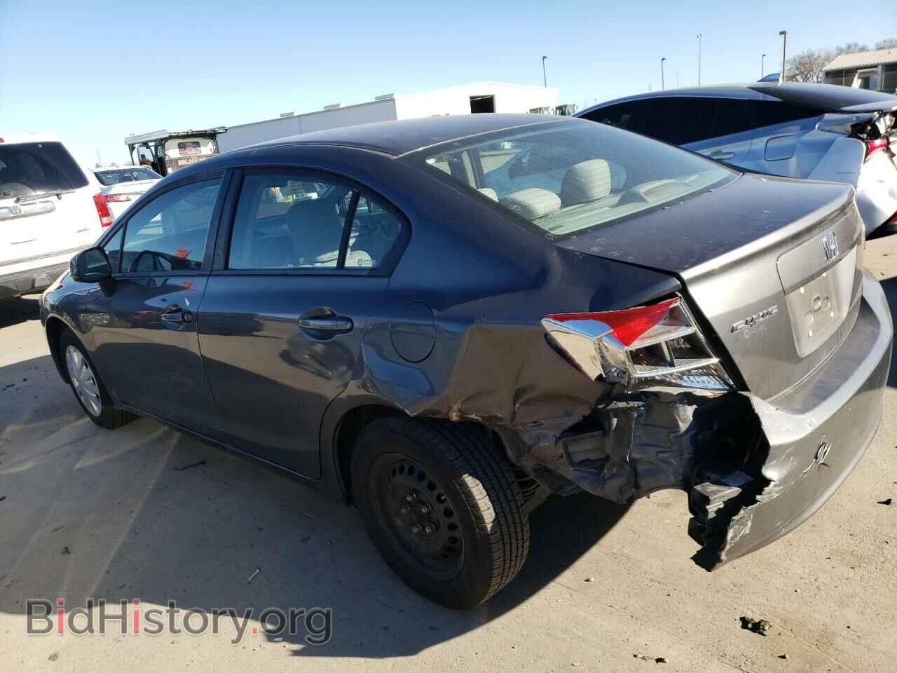 2012 HONDA CIVIC - VIN: 19XFB2F51CE370498 - Фото 2