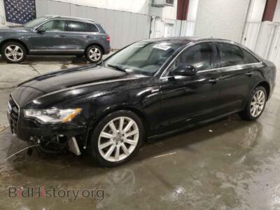2012 Audi A6 Prestige, черный — VIN WAUHGAFC5CN177881, Copart