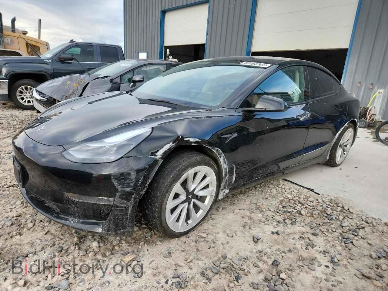 Photo 5YJ3E1EB9NF186970 - TESLA MODEL 3 2022