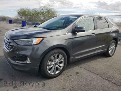 2019 Ford EDGE Titanium, темно-серый — VIN 2FMPK3K98KBB42907, Copart