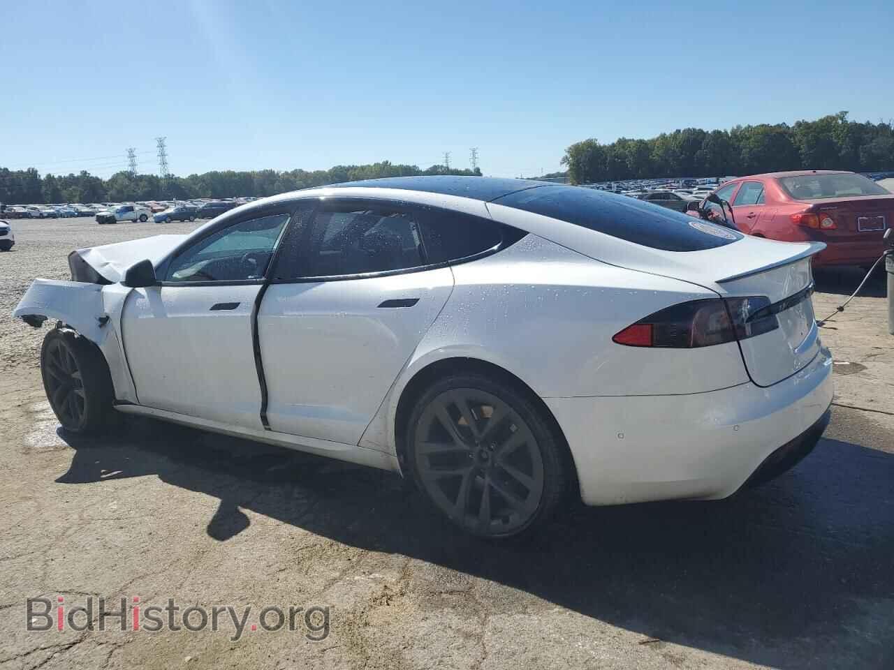 2021 TESLA MODEL S - VIN: 5YJSA1E60MF437237 - Фото 2