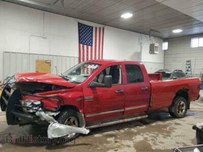 2008 Dodge RAM 2500 ST, красный — VIN 3D7KS28D48G229154, Copart