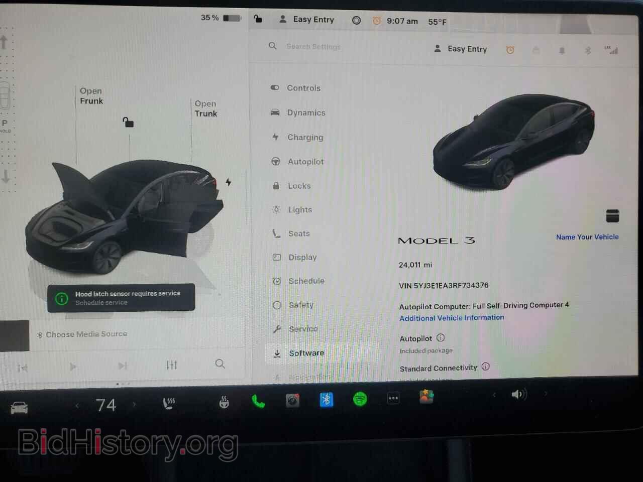 2024 TESLA MODEL 3 - VIN: 5YJ3E1EA3RF734376 - Photo 9