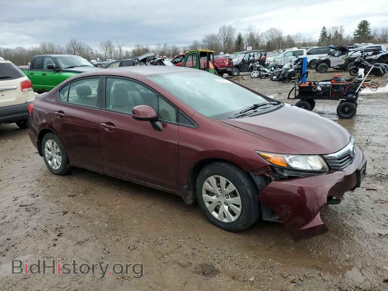 2012 HONDA CIVIC - VIN: 2HGFB2F59CH554738 - Фото 4