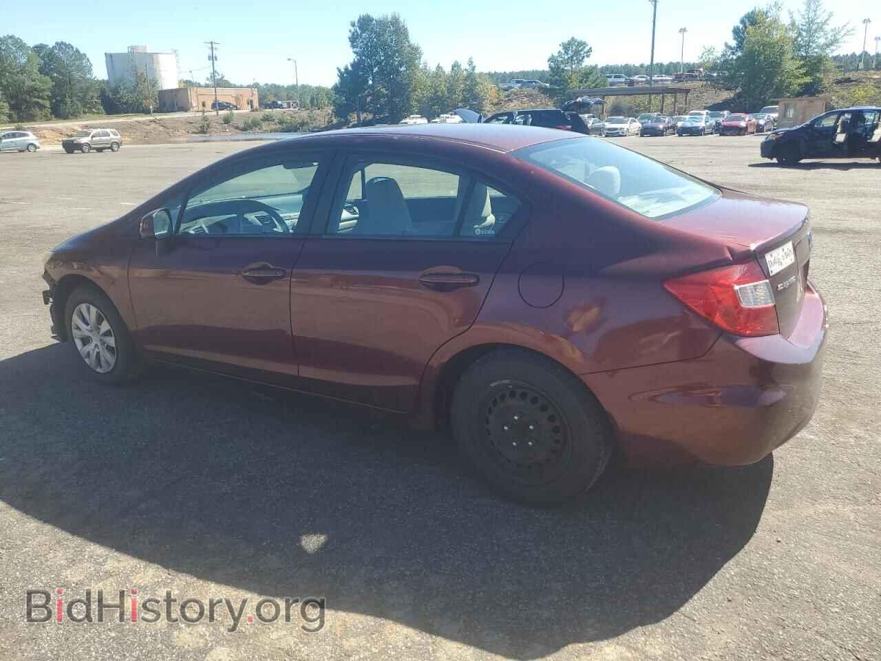 2012 HONDA CIVIC - VIN: 2HGFB2F50CH533342 - Фото 2