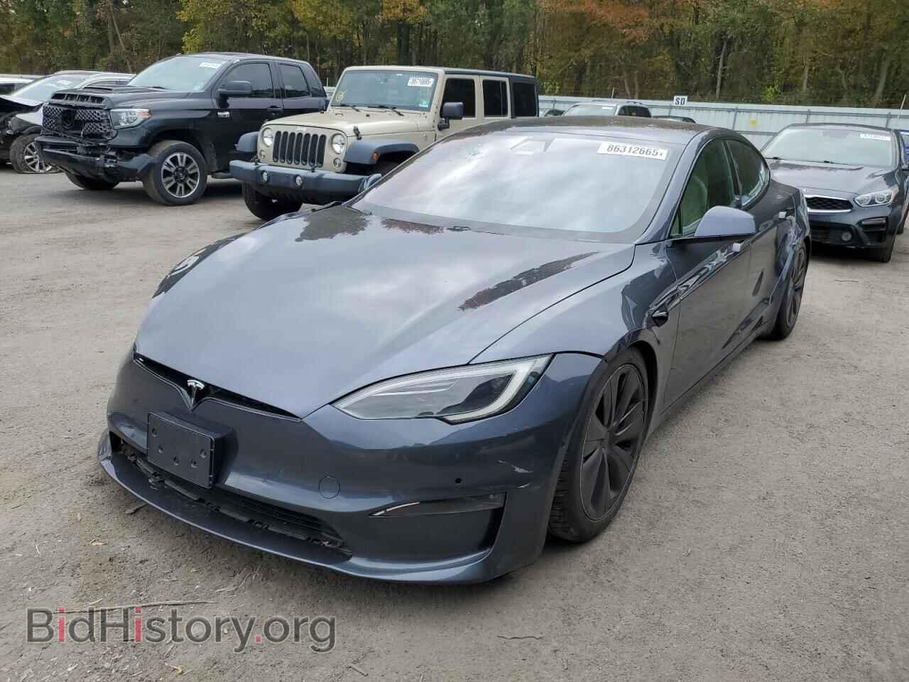 Photo 5YJSA1E52NF480647 - TESLA MODEL S 2022