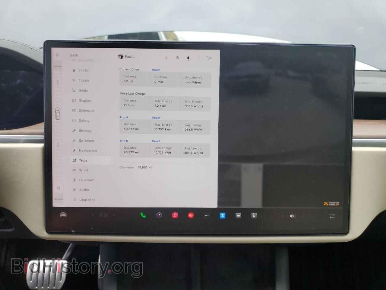 2022 TESLA MODEL S - VIN: 5YJSA1E52NF480647 - Photo 9