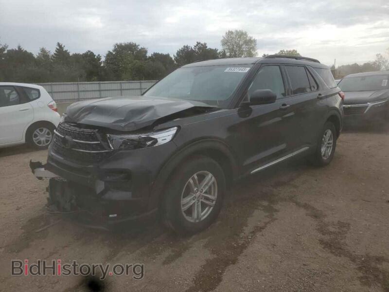2021 Ford EXPLORER XLT (VIN 1FMSK8DH1MGB93673) — фото 1 из 14, Copart, повреждение: передняя часть