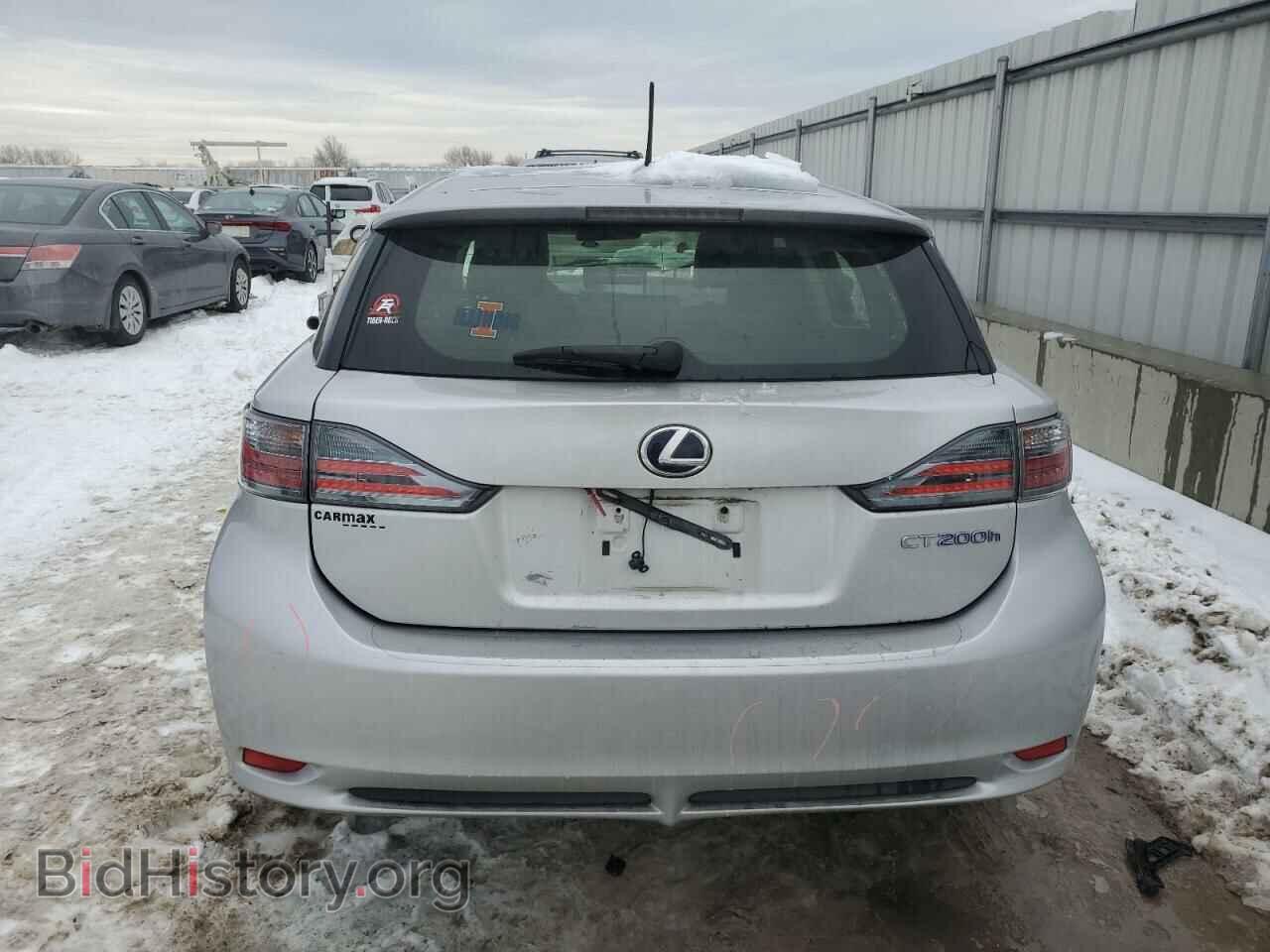 2012 LEXUS CT 200 - VIN: JTHKD5BH0C2109370 - Фото 6