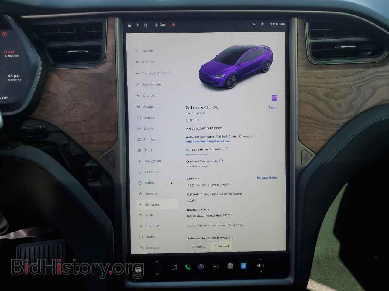2020 TESLA MODEL X - VIN: 5YJXCDE22LF283353 - Фото 9