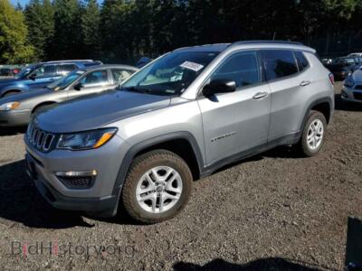 2020 Jeep COMPASS Sport, silver — VIN 3C4NJDAB5LT107045, Copart