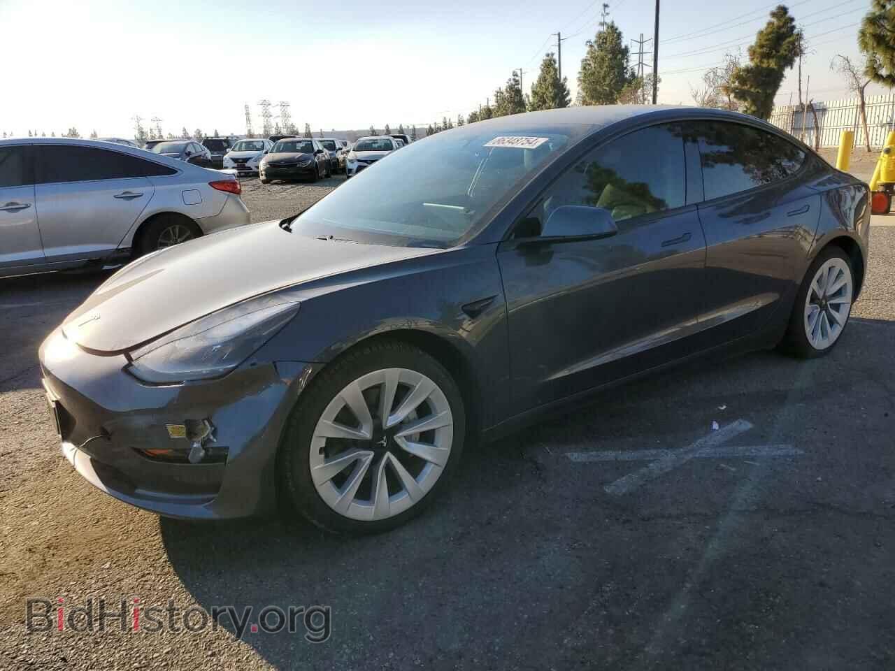 Photo 5YJ3E1EA1MF059152 - TESLA MODEL 3 2021