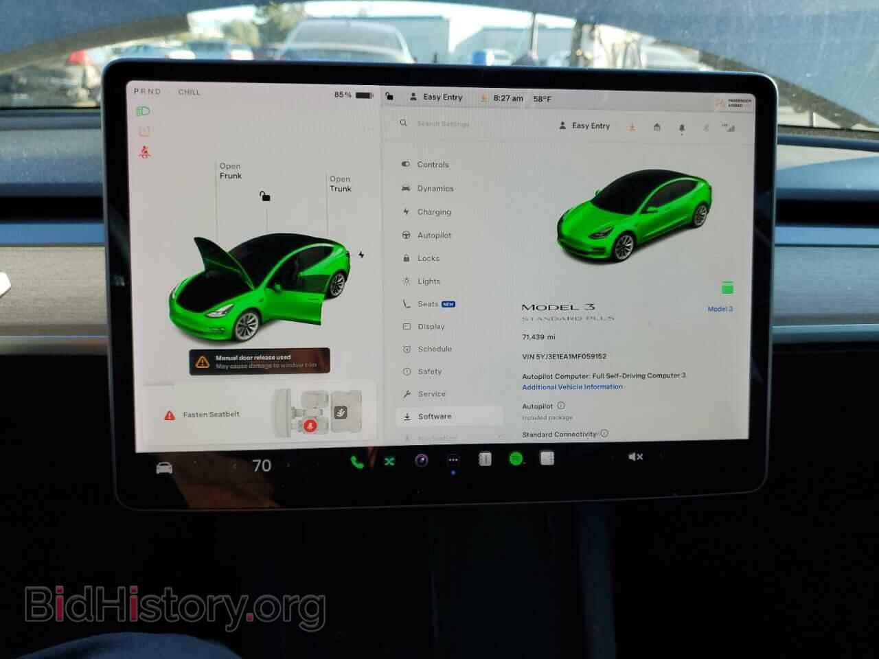 2021 TESLA MODEL 3 - VIN: 5YJ3E1EA1MF059152 - Photo 9