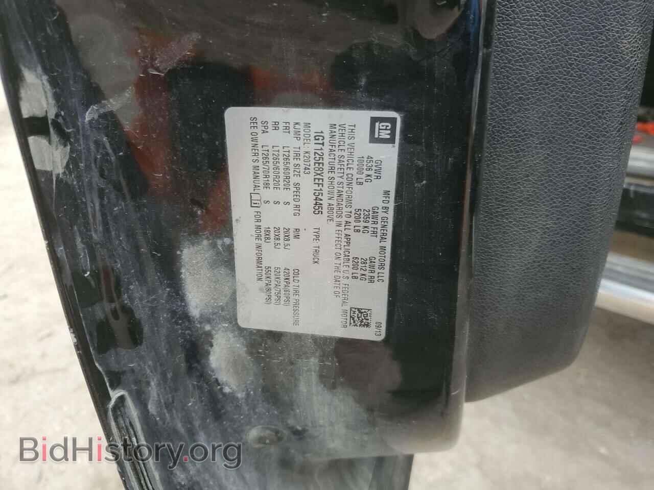 2014 GMC SIERRA - VIN: 1GT125E8XEF154455 - Фото 13