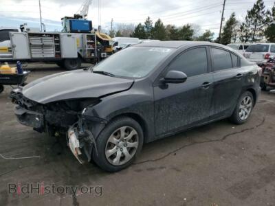 2012 Mazda 3 I, черный — VIN JM1BL1UF5C1508354, Copart