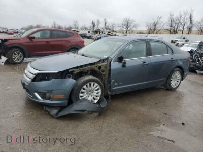 2012 Ford FUSION Hybrid, синий — VIN 3FADP0L35CR316829, Copart