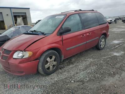 2005 Dodge CARAVAN SXT, red — VIN 1D4GP45R15B177406, Copart