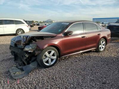 2012 Volkswagen PASSAT SE, burgundy — VIN 1VWBP7A39CC010760, Copart