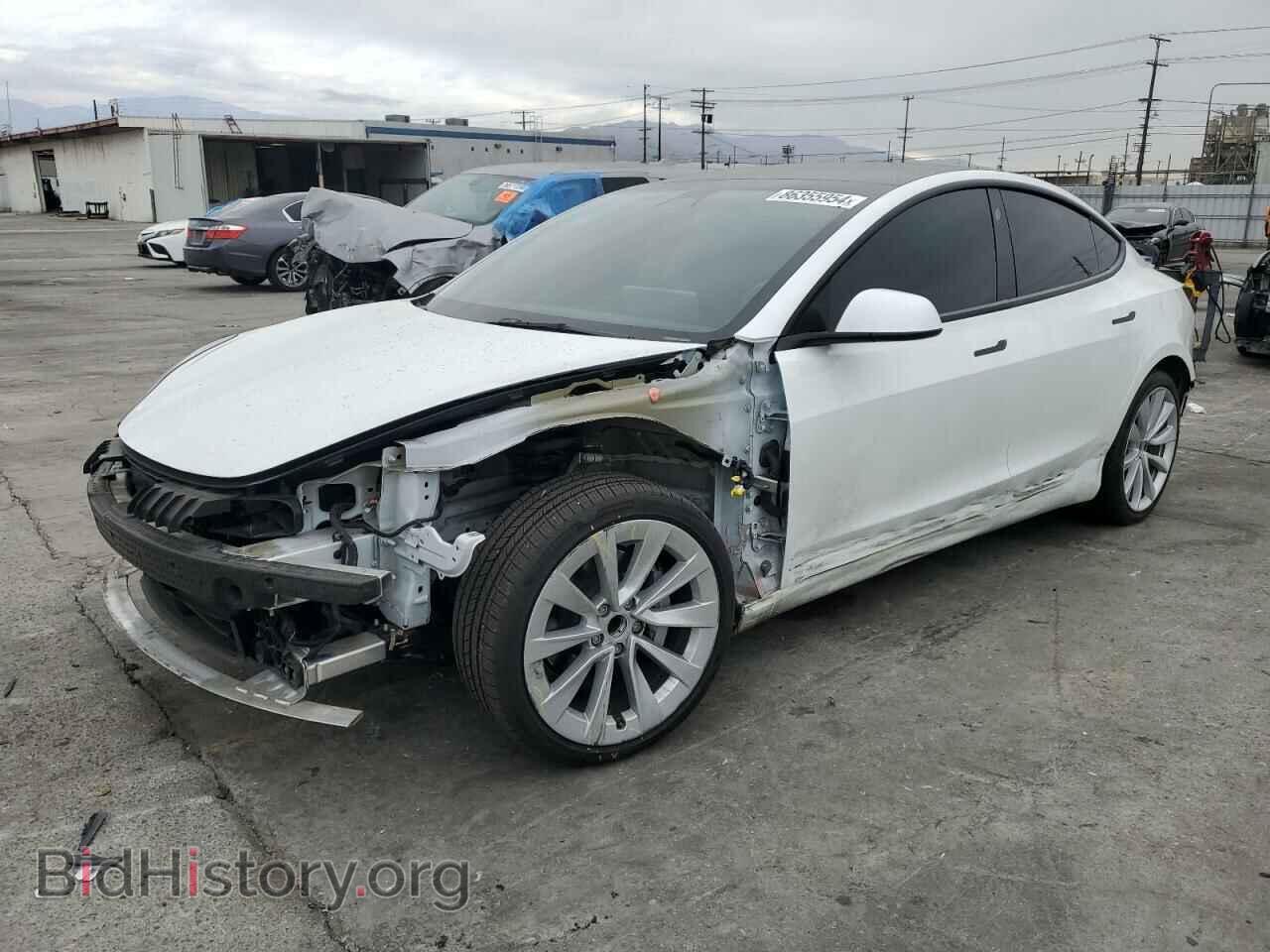 Photo 5YJ3E1EA3NF358661 - TESLA MODEL 3 2022