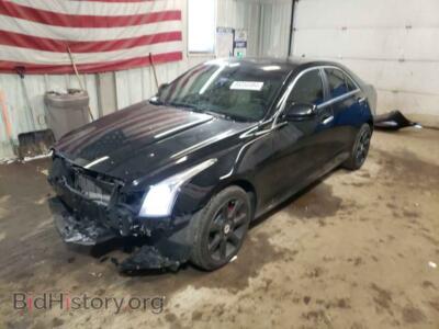 2014 Cadillac ATS, black — VIN 1G6AG5RX2E0159318, Copart
