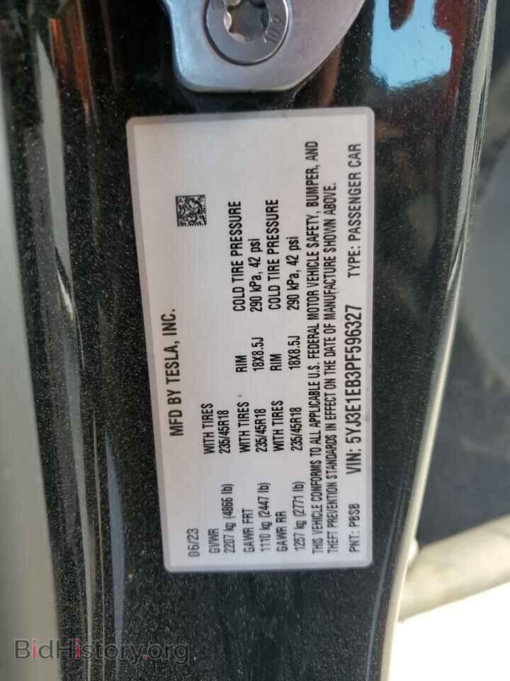 2023 TESLA MODEL 3 - VIN: 5YJ3E1EB3PF596327 - Photo 13