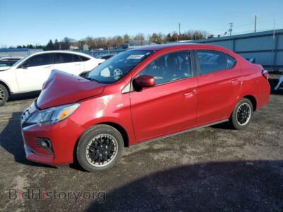 2021 Mitsubishi MIRAGE G4 ES, красный — VIN ML32FUFJ2MHF06411, Copart