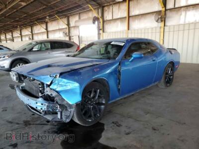 2019 Dodge CHALLENGER SXT, синий — VIN 2C3CDZAG7KH551871, Copart